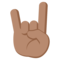 Sign of the Horns - Medium emoji on Emojione